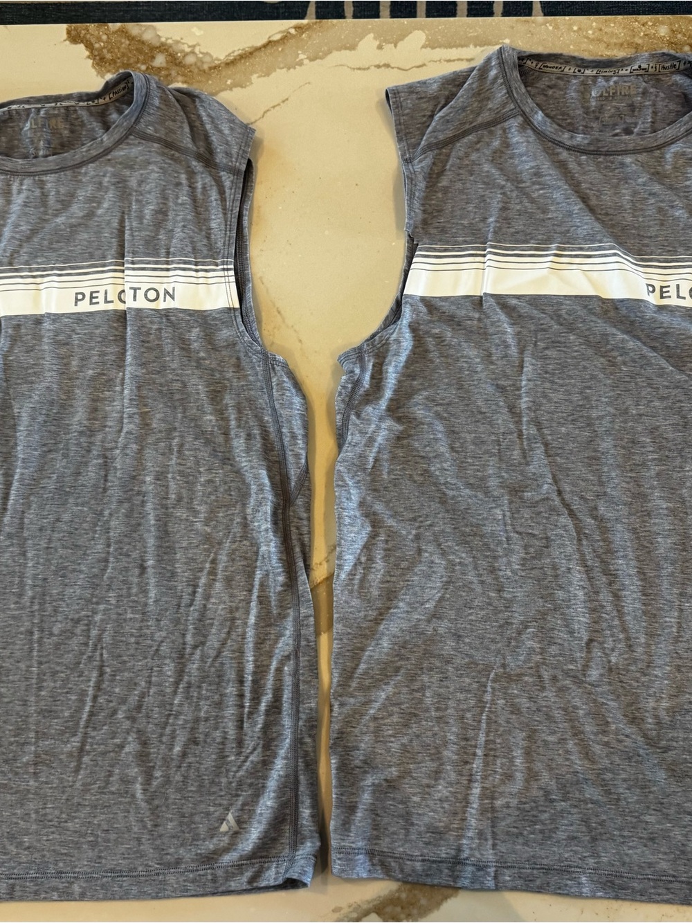 Solfire x peloton size small sleeveless exercise shirts